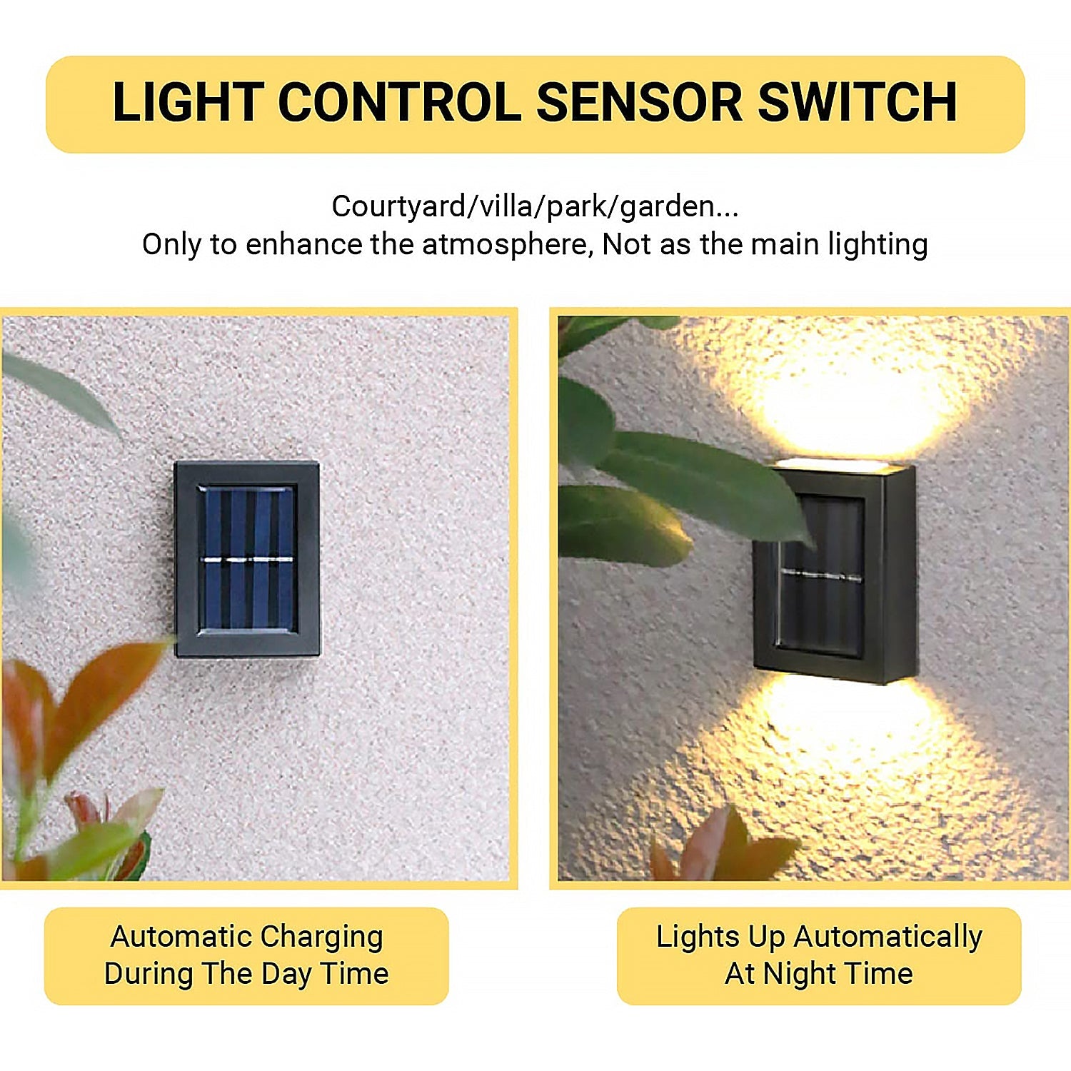 9536 Solar Wall Lights Small Fence Lights Solar Powered Up Down LED Porch Light Garden Lights Outdoor Solar Landscape Lights WaterProof Light (1 Pc) 9536 Solar Wall Lights Small Fence Lights Solar Powered Up Down LED Porch Light Garden Lights Outdoor Solar Landscape Lights WaterProof Light (1 Pc)